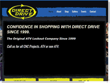 Tablet Screenshot of directdrivecnc.net